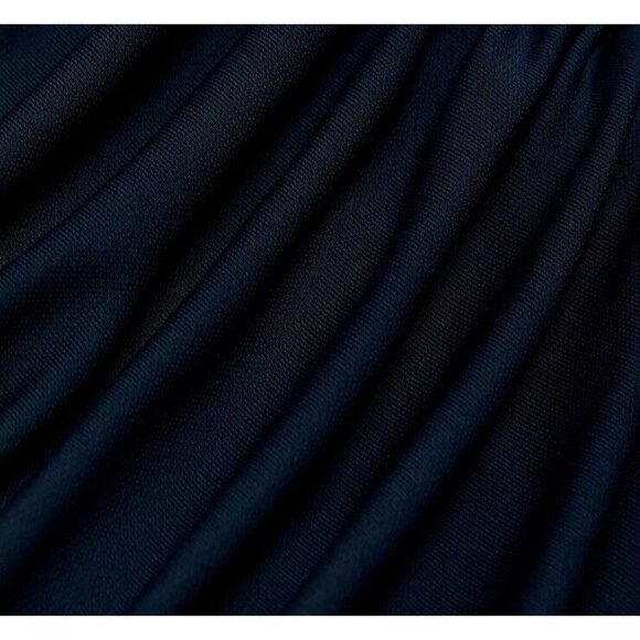 NEW Cinq à Sept Brenna Tie Front Long Sleeve Midi Dress Dark Teal Peacock Size 4 - Picture 14 of 14